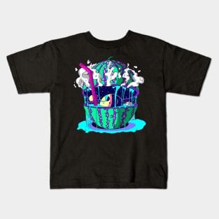 Cosmic watermelon drink Kids T-Shirt